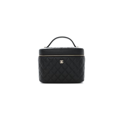 CHANEL CAVIAR QUILTED LARGE VANITY POUCH 1396375 (20*15*13cm)